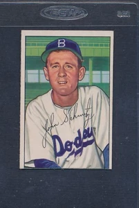 1952 Bowman #224 Johnny Schmitz Dodgers VG/EX *867 - Picture 1 of 1