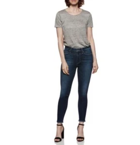 Paige Jeans Premium Denim- Hoxton Ankle w/ Heavy Fray Hem Tarin Size 23 - Picture 1 of 8