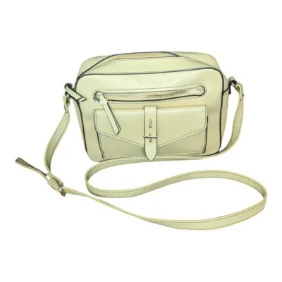 Liz Claiborne Yellow 💛 Vegan Leather Crossbody Bag Purse 9 X 7 X 2.5 Inches  - Image 1 of 4