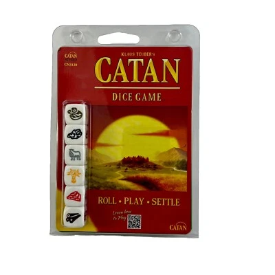 Travel Settlers of CATAN Dice Game #3120 Klaus Teuber Mayfair Games NEW - Image 1 of 4
