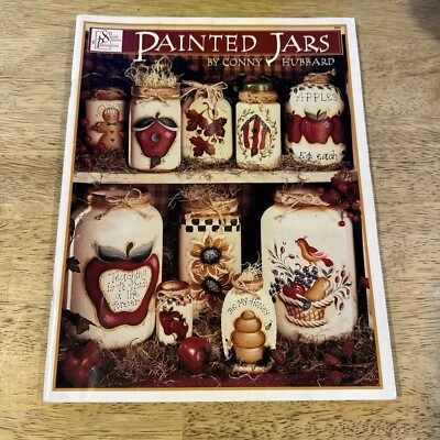 Craft Book "Painted Jars" by Conny Hubbard Susan Scheewe Publications - Image 1 of 4
