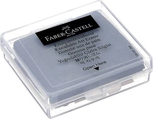 Kneadable Art Putty Eraser Faber Castell Eraser Grey With Box - Pack of 3 - Picture 1 of 3