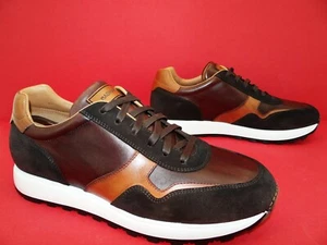 Magnanni Sneaker Schnürschuhe Laufschuhe Thurn Herren Schuhe Leder Gr.42 Braun - Bild 1 von 10