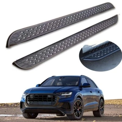 2PCS Running Boards Fits for Audi Q8 2019-2020 Nerf Bars Side Step - Image 1 of 4