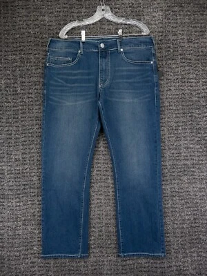 True Religion Jeans Mens 38x30 (Tag 36x30) Blue Ricky Relaxed Straight Denim NWT - Image 1 of 4