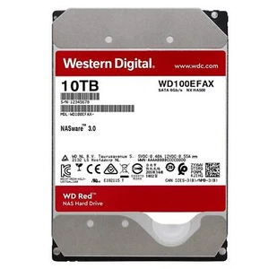 Western Digital WD Red 10TB 3.5" SATA 5400RPM Hard Disk HDD WD100EFAX - Picture 1 of 1