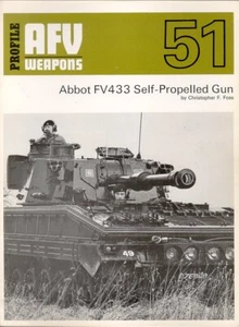 AFV PROFILE 51 ABBOT FV433 SELF-PROPELLED GUN BRITISH ROYAL ARTILLERY FALCON - Picture 1 of 3