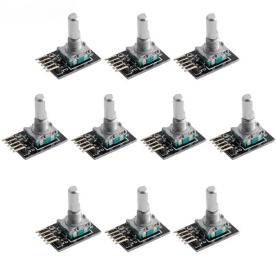 RCMALL 10pcs KY-040 360 Degree Rotary Encoder Module Potentiometer Switch Sensor