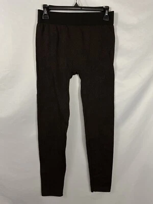 Leggings elásticos con estampado de serpiente marrón negro talla M/L para mujer Foto 1 de 4