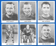 1965-66 COKE 65-66 COCA-COLA NHL PLAYERS HOCKEY CARD SEE LIST