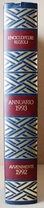 ANNUARIO 1993 - AVVENIMENTI 1992 - Enciclopedie Rizzoli - Picture 1 of 1