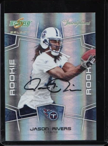 Jason Rivers (Titans) 2008 Score Select Inscriptions RC Autograph 573/750 Mint+ - Picture 1 of 2