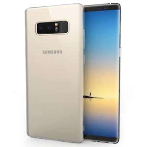 COVER PER SAMSUNG GALAXY NOTE 8 CUSTODIA PROTEZIONE TRASPARENTE IN SILICONE TPU - Foto 1 di 1