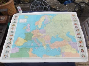 STANFORDS General Map of Europe 1958 George Philip & Son Ltd - Imagen 1 de 21