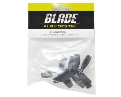 BLH04009BK Blade Torrent 110 FPV Drone Quadcopter 2" FPV Propellers Props Black - Image 1 of 3