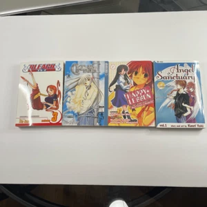 Manga Lot Bleach 3 Angel Sanctuary 1 Chobits 1 Happy Lesson 1 Tokyopop Shojo Sho - Picture 1 of 6