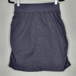 XCVI Trace Skirt Womens Small Black Ruched Pencil Mini Elastic Waist Measures 28 - Picture 1 of 12