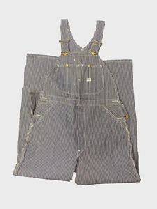 Vintage Men’s New Old Stock 70’s Lee Sanforized Overalls Bibs 38x32 Original Tag - Picture 1 of 14