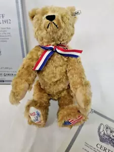 Steiff Otto Teddy 15" Bär 1912 Replik mit bestickten Pfoten 406744 neuwertig im Karton - Bild 1 von 12
