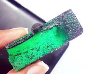 Natural Emerald Rough 178.85 Ct Certified Loose Gemstone With Free Gift - Imagen 1 de 6