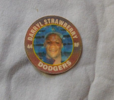 1991 7-11 Slurpee Northeast Coin #14 Darryl Strawberry Los Angeles Dodgers