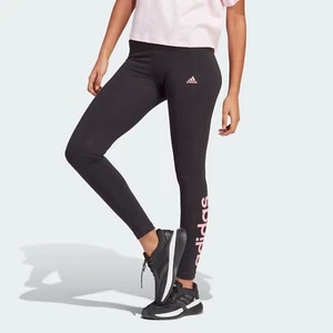 Adidas Leggings Tight Fit Women's Running Workout Pants Size 3XL Black Pink Logo - Picture 1 of 17