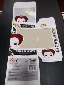 Funko Pop! QUEEN OF HEARTS #179 REPLACEMENT EMPTY BOX ONLY! Slight Bends - Picture 1 of 2