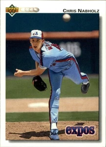 Chris Nabholz 1992 Upper Deck MLB #579 Baseball Card Montreal Expos - Picture 1 of 2
