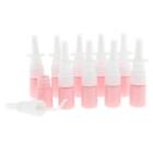 Lot 10Pieces Mini 5ml Plastic Nasal Spray Bottle for Saline Makeup Pink