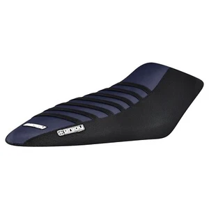 Kawasaki Z 125 Pro Seat Cover Z125 Gripper BLACK/KTM BLUE/BLACK RIBS #171 - Picture 1 of 5