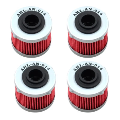 Filtros de aceite 4 piezas para Aprilia Scarabeo Light 125 200 2007-2015 reemplazados por HF186 Foto 1 de 4