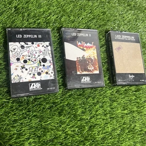 Led Zeppelin I And II Houses of the Holy Cassette Tape Lot Of 3 vintage - Picture 1 of 9