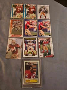 Tarjetas Ronnie Lott Bill Romanowski Rookie Insert Refractor Elite Preferred 49ers - Imagen 1 de 8