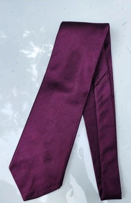 Vtg Lanvin Paris Mens Luxury Tie Purple 100% Silk - Image 1 of 4