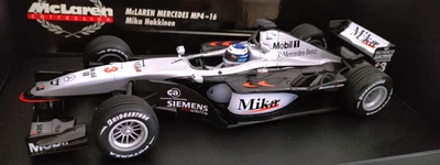Minichamps 1:18 McLaren MP4-16 Mika Hakkinen - Como nuevo, excelente caja Foto 1 de 4