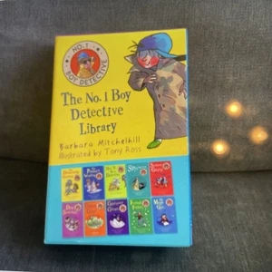 The No 1 Boy Detective Library 10 Book Box Set Barbara Mitchelhill New - Picture 1 of 3