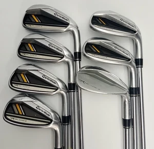 TaylorMade RocketBladez Iron Set #5-9,P,A (7Clubs) / Flex S Stiff KBS C-TAPER - Picture 1 of 5