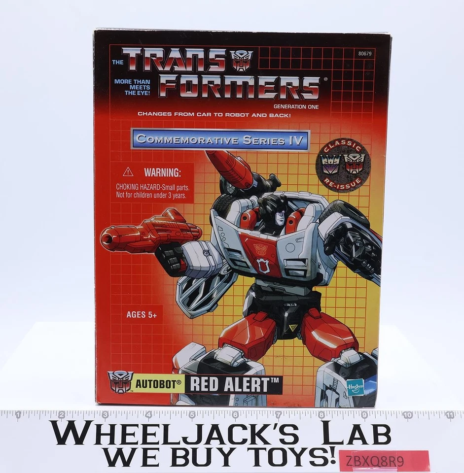 Red Alert Commemorative Series Reissue Transformers 2002 Hasbro NEW SEALED - Image 1 of 4