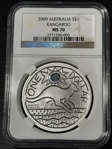 2009 1 Oz Silver Kangaroo - Ken Done NGC MS70 - Picture 1 of 4