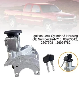 Cilindro de bloqueo de encendido y carcasa para Chevy GMC Cadillac Hummer 2000-2006 EE. UU. - Imagen 1 de 14