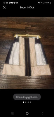 NUEVA FALDA DE TRABAJO PARCHE FOLEY + CORINNA TALLA M CHAMPAGNE Foto 1 de 4