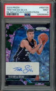 2024-25 PRIZM TRISTAN DA SILVA  #RSI-TDS AUTO LOTUS FLOWER RC /18 PSA 9 - Picture 1 of 2