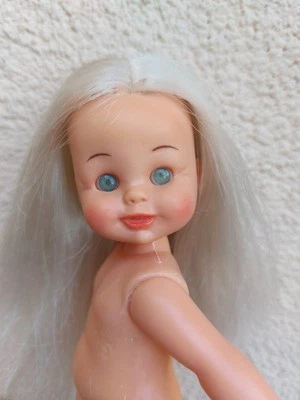 ✿💗 MINI FURGA LISA ✿ OCCHI CELESTI 17 cm 7" 1966 ✿ BELLISSIMA! 💗✿ - Immagine 1 di 4