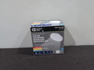 NEU Kommerzielle Elektrische 4" Ultra Slim CCT Nahtlose Einbauleuchten Kits Weiß - Bild 1 von 1