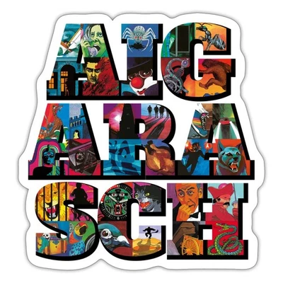 SPREADSHIRT Die Drei Fragezeichen Jubiläumsdesign Aiga Rasch Aufkleber Sticker