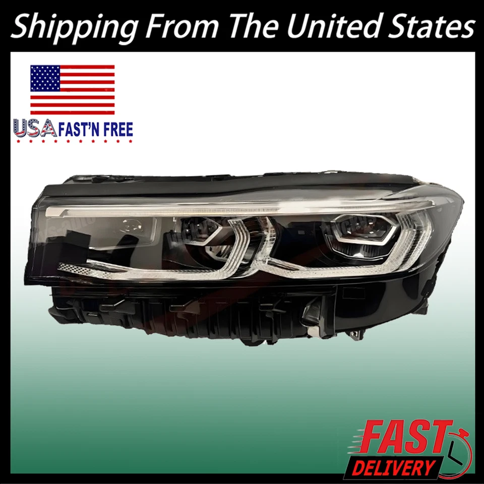 For 2020-2021 2022 2023 BMW 7 Series G11 G12 740i 750i LED Headlight Left Side - Image 1 of 3