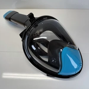 Free Breath Revolutionary Full Dry Maschera Snorkeling Antiappannamento Go-pro Mount L-XL - Foto 1 di 4