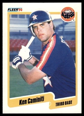 1990 Fleer #225a Ken Caminiti - Image 1 of 2