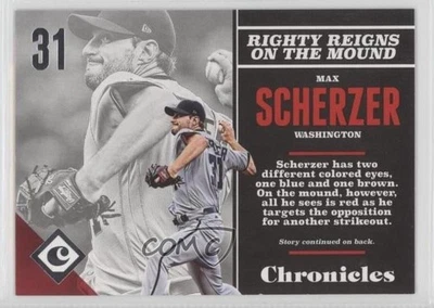 2017 Panini Chronicles Max Scherzer #28 - Image 1 of 2
