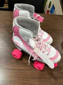 Roller Derby FireStar Rullo per Ragazze Giovani Bianco/Rosa Taglia:4 - Foto 1 di 3
